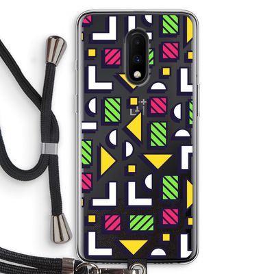 8-bit N°4: OnePlus 7 Transparant Hoesje met koord