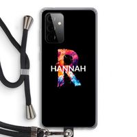 Abstract Spectrum: Samsung Galaxy A72 5G Transparant Hoesje met koord
