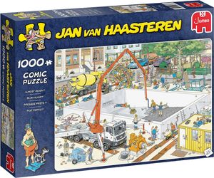 Jumbo puzzel 1000 stukjes Jan van Haasteren Bijna klaar