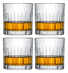 Cookinglife Whiskey Glazen / Cocktailglazen / Waterglazen Moville - 320 ml - 4 stuks