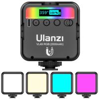 Ulanzi VL49 RGB multi color LED-videolamp met 60 LEDs voor camera