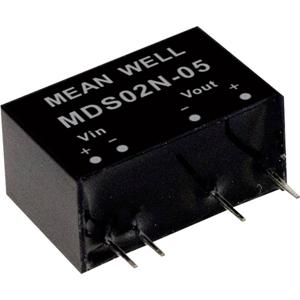 Mean Well MDS02N-05 DC/DC-convertermodule 400 mA 2 W Aantal uitgangen: 1 x Inhoud 1 stuk(s)