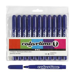 Creativ Company Donkerblauw jumbo stiften, 12st.