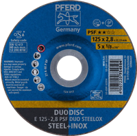 Pferd combischijf 125-2.8 duo steelox | 10 stuk stuks