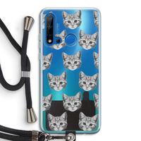 Kitten: Huawei P20 Lite (2019) Transparant Hoesje met koord