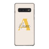 Amber Script: Samsung Galaxy S10 4G Volledig Geprint Hoesje