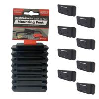 Stealthmounts Cleat 'n' Feet | Bevestigingsvoeten | Zwart | 8 stuks - PAC-F-01-8 Stealthmounts Cleat 'n' Feet | Bevestigingsvoeten | Zwart | 8 stuks - PAC-F-01-8