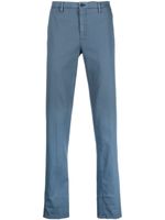 Boglioli straight-leg cotton chino trousers - Bleu