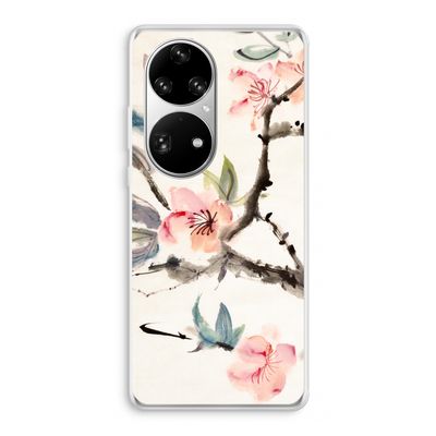 Japanse bloemen: Huawei P50 Pro Transparant Hoesje