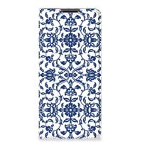Motorola Edge 30 Pro Smart Cover Flower Blue