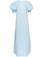 Sleeper robe Garden à carreaux vichy - Bleu