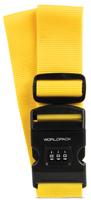Worldpack Kofferriem met Cijferslot Geel