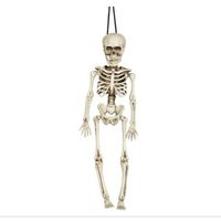 Fiestas Horror/halloween decoratie skelet/geraamte pop - hangend - 40 cm - Halloween poppen - thumbnail