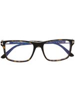 TOM FORD Eyewear lunettes de vue Magnetic à monture rectangulaire - Marron - thumbnail