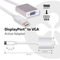 CLUB3D Displayport to VGA Active Adapter - [CAC-2003] - thumbnail