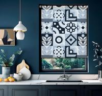 Tegels patroon raambekleding Scandinavisch