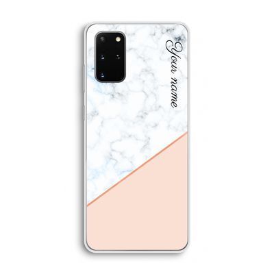 Marmer in stijl: Samsung Galaxy S20 Plus Transparant Hoesje