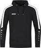 JAKO 6723K Sweater Met Kap Power Kids - Zwart - 140
