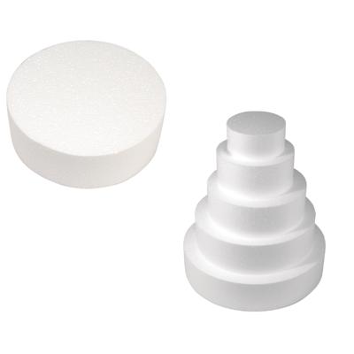 Bruidstaart maken piepschuim schijf - dia 20 cm