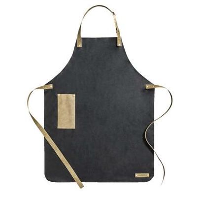 Schort The Good Roast - zwart/leverkleur - 64x84 cm