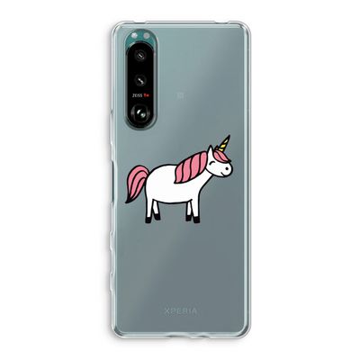 Eenhoorn: Sony Xperia 5 III Transparant Hoesje