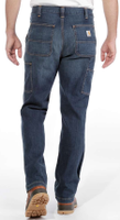 Carhartt Spijkerbroek met Dungaree Zakken Donkerblauw - thumbnail