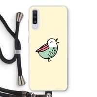 Birdy: Samsung Galaxy A70 Transparant Hoesje met koord
