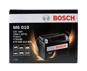 Bosch Starterbatterij 8Ah, 80A, M6010