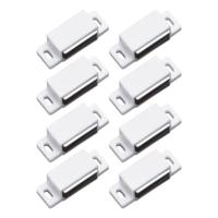 AMIG magneetsnapper/deurmagneet - 8 stuks - wit - 4.3 x 1.45 x 1,2 cm - 3 kg - thumbnail