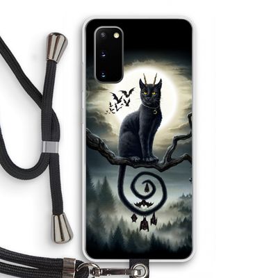 Moonlight Companions: Samsung Galaxy S20 Transparant Hoesje met koord