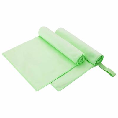 Sporthanddoeken 2 pcs Groen 100 x 50 cm Polyester en polyamide