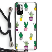Sanseveria: Xiaomi Redmi Note 10 5G Transparant Hoesje met koord