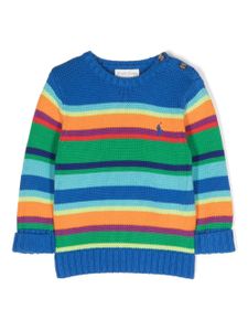 Ralph Lauren Kids pull Polo Pony à rayures - Bleu