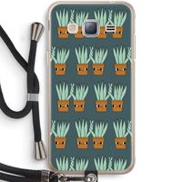 Sansevieria: Samsung Galaxy J3 (2016) Transparant Hoesje met koord