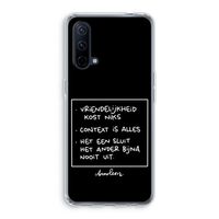 Mijn Motto's: OnePlus Nord CE 5G Transparant Hoesje