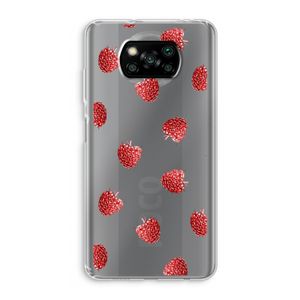 Framboosjes: Xiaomi Poco X3 NFC Transparant Hoesje