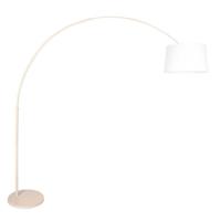 Steinhauer BooglampSparkled Light crème met witte kap Ø 45cm - 4312CR