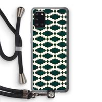 Moroccan tiles: Samsung Galaxy A31 Transparant Hoesje met koord