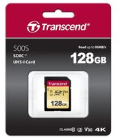 Transcend 128GB UHS-I U3 SD 128GB SDXC UHS-I Klasse 10 flashgeheugen - thumbnail
