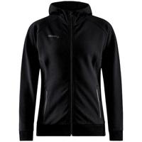 Craft Core Soul zip vrijetijdsvest (met capuchon) zwart dames