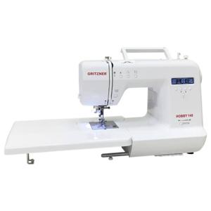 Gritzner Naaimachine met vrije arm Hobby 140 Computerondersteuning, Met aanschuifvlak, Met display Wit