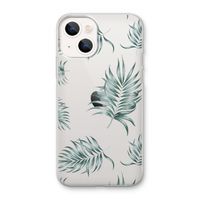 Simple leaves: iPhone 13 mini Transparant Hoesje