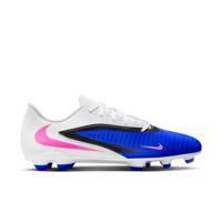 Nike Phantom 6 Low Club Gras / Kunstgras Voetbalschoenen (MG) Blauw Wit Felroze