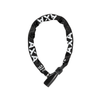 AXA Kettingslot absolute 8-90 met polyester hoes - zwart