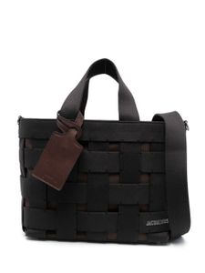 Jacquemus Geweven shopper - Bruin