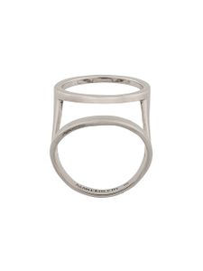 Alan Crocetti bague à design géométrique - Argent