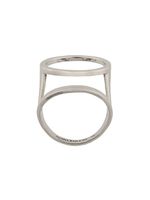 Alan Crocetti bague à design géométrique - Argent