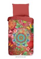HIP Dekbedovertrek "mandala&apos;s en bloemen" - Multi - (140x200 cm) - Katoen Satijn