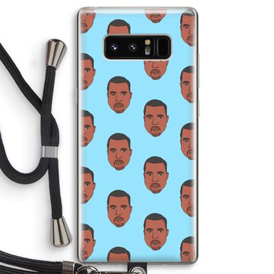 Kanye Call Me?: Samsung Galaxy Note 8 Transparant Hoesje met koord