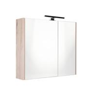 Best-Design Happy-Halifax MDF spiegelkast + verlichting 60x60cm